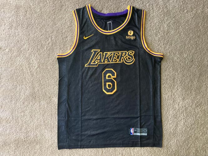 NEW - Mens Stitched Nike NBA Jersey - LeBron James - Warriors - S-XL