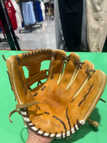 Brown Used Kid Pitch (9YO-13YO) Easton X series Right Hand Throw Baseball Glove 11.5"