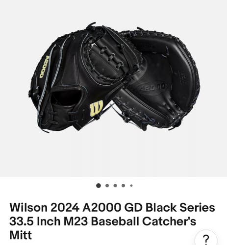 New Wilson Right Hand Throw Catcher's A2000 Baseball Glove 33.5"