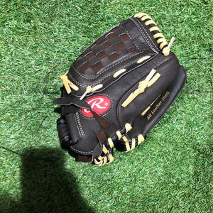 Used Kid Pitch (9YO-13YO) Rawlings Highlight Series Right Hand Throw Pitcher's Baseball Glove 11.5"