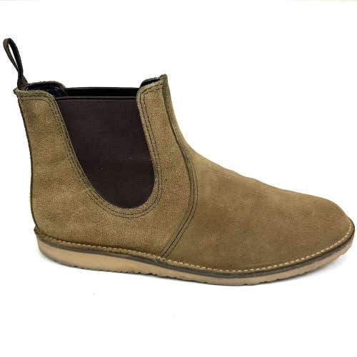 Red Wing Heritage 3312 Weekender Chelsea Boots Olive Mohave Men’s Size 12 D