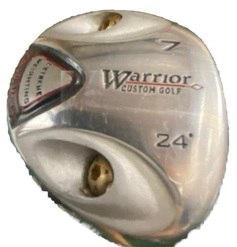 Warrior Golf Stainless 7 Wood 24* RH Men's Regular Steel 41.5" New Jumbo Grip