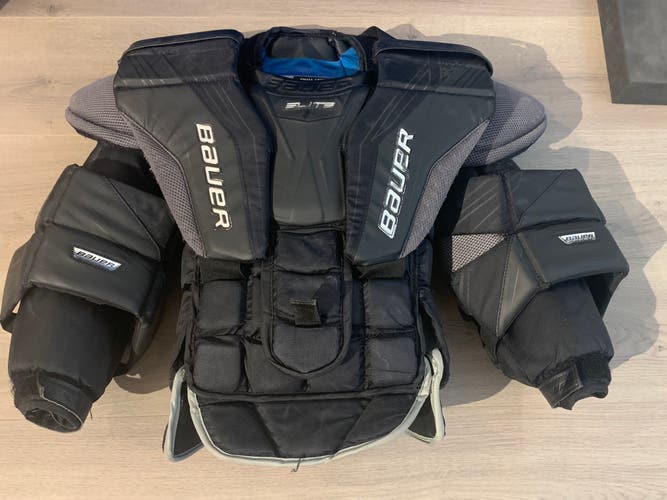 Bauer elite goalie chest protector intermediate small