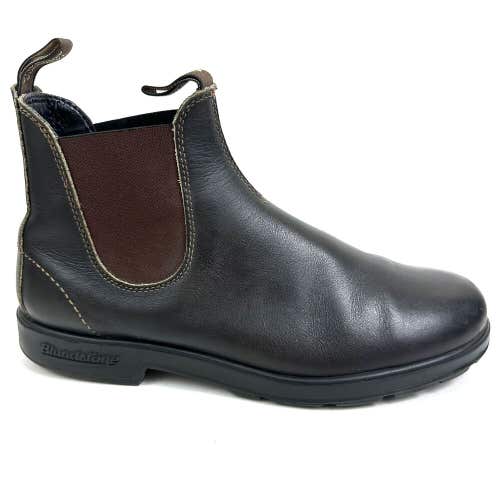 READ Blundstone Original 500 Chelsea Boots Mens Size AU 12 US 13 Stout Brown