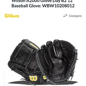 New Wilson Left Hand Throw Pitcher's A2000 Baseball Glove 12"