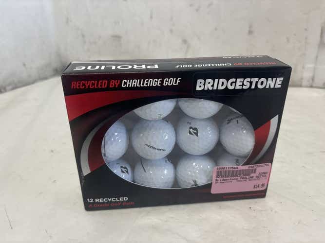 Used Bridgestone Proline Recycled - 12 Golf Balls