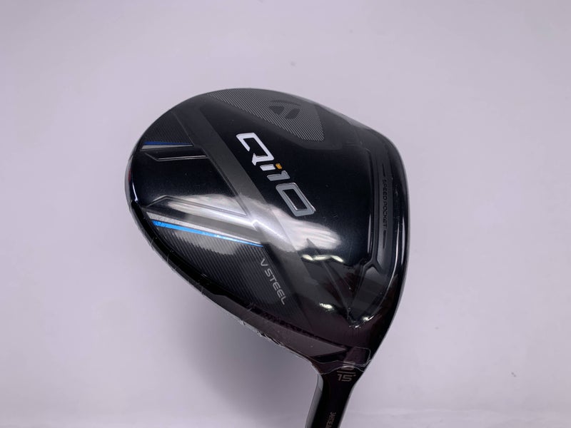 Taylormade Qi10 3 Fairway Wood 15* Fujikura Ventus TR 6-S Stiff Graphite RH NEW