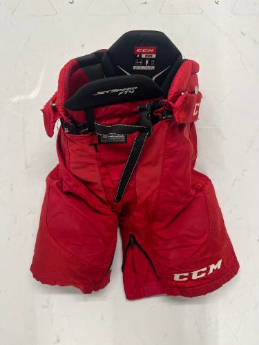 CCM Jet Speed FT4 Hockey Pants Junior M Medium Red