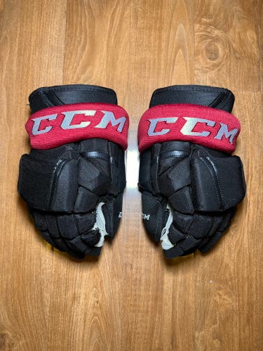 NHL Pro Stock 13” CCM HG12 Pro Stock Hockey Gloves - Arizona Coyotes
