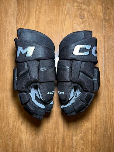 NHL Pro Stock CCM HGQLPP 14” Hockey Gloves Anaheim Ducks