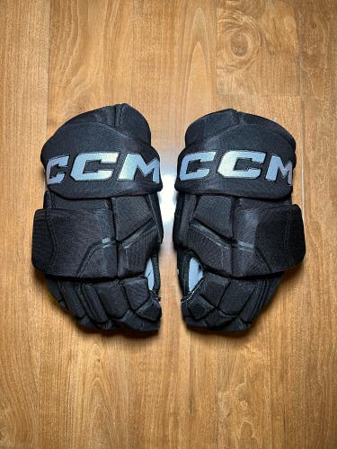 NHL Pro Stock CCM HGQLPP 14” Hockey Gloves Anaheim Ducks