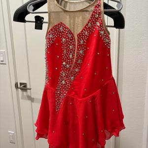 Girl Ice Skating competition dress
