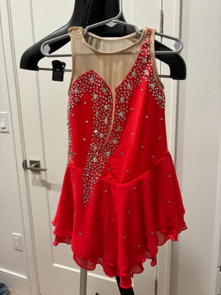 Girl Ice Skating competition dress