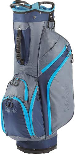 Volvik 14-Way Cart Bag 2021 (Grey/Navy) NEW