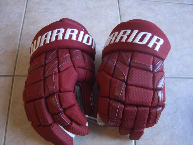 Shane Doan Pro Stock Phoenix Coyotes Warrior Covert DT1 Pro Senior Gloves 14"