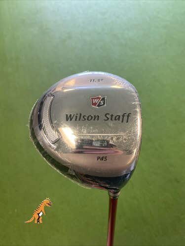 New RH Wilson Staff Pd5 11.5* Driver Graphalloy Graphite Stiff Shaft New Wilson