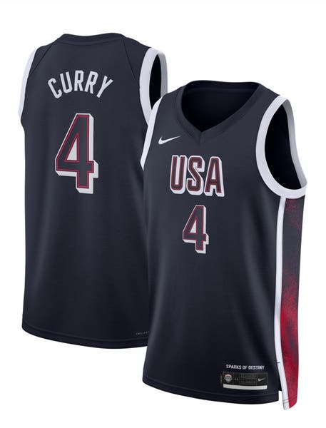 Stephen Curry Nike USA Basketball Nike Swingman Jersey Paris