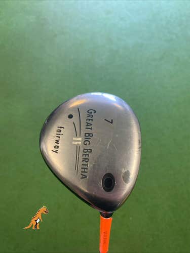 Used RH Callaway Great Big Bertha 7 Fairway Wood System 60 Graphite Regular Flex