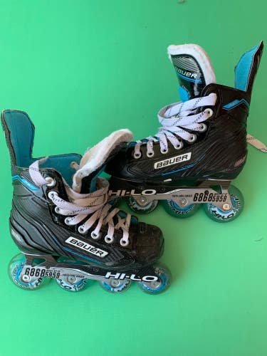 Used Junior Bauer RSX Inline Skates | Size 1