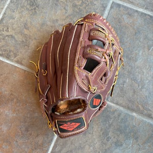 Brown Used Adult Diamond Right Hand Throw Infield Baseball Glove