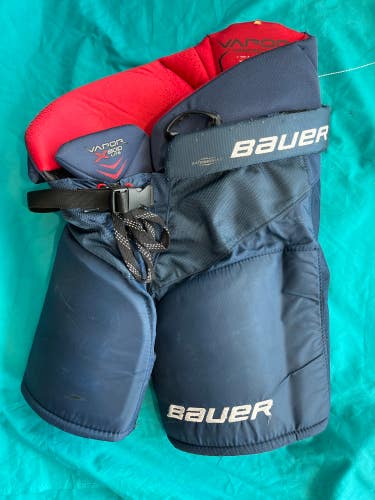 Blue Used Junior Medium Bauer vapor x800 lite Hockey Pants