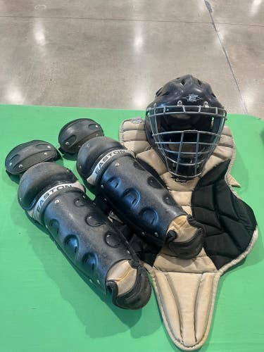 Used Youth Easton Black Magic Catcher's Set