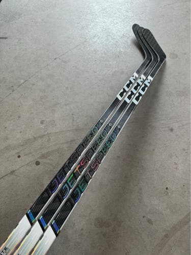 NHL Gently Used Senior CCM Left Hand P92M Pro Stock Jetspeed FT6 Pro 120 Flex Hockey Stick Like New