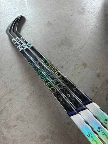 NHL Gently Used Senior CCM Left Hand P92M Pro Stock Jetspeed FT6 Pro 120 Flex Hockey Stick Like New