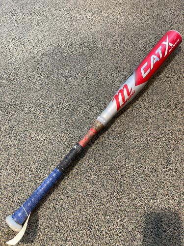 Used Kid Pitch (9YO-13YO) 2023 Marucci CAT X Composite Bat USSSA Certified (-5) Composite 27 oz 32"