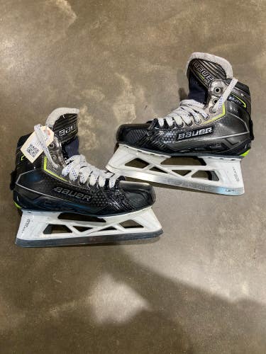 Used Senior Bauer Elite Hockey Goalie Skates Size 8 (FIT 1)