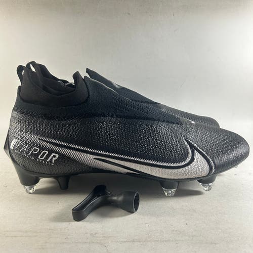 Nike Vapor Edge Elite 360 Flyknit Football Cleats Black Size 12 CZ7837-001