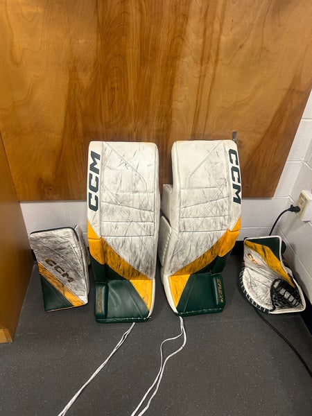 Used CCM Pro Stock Eflex 6 Goalie Leg Pads