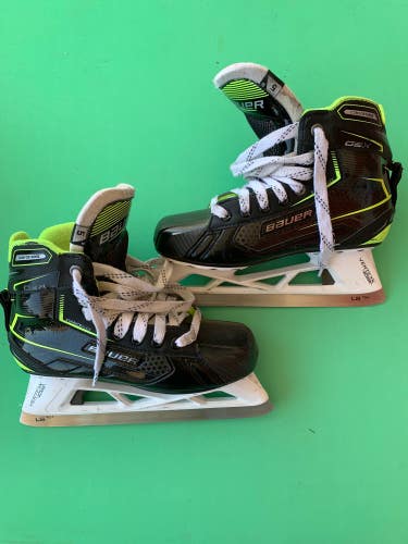 Used Intermediate Bauer GSX Hockey Goalie Skates | Size 5