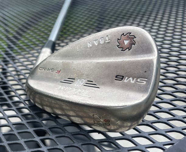 Used Men's Titleist Vokey SM6 Steel Grey Right Handed Wedge 52 Degree Steel Shaft