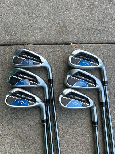 Used Men's Callaway Big Bertha B21 Iron Set Right Handed Regular Flex Graphite Shaft