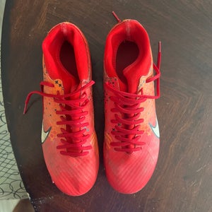Orange Used Unisex Nike Molded Cleats  Mercurial zoom Cleats