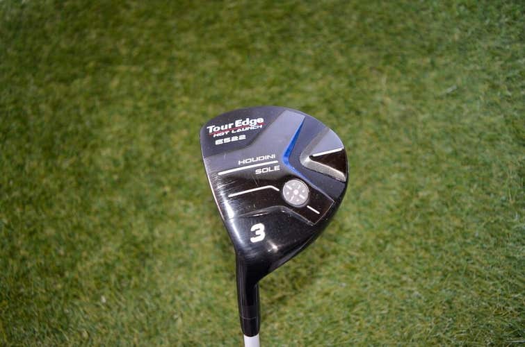 Tour Edge	Hot Launch E522 Houdini Sole	3 Fairway Wood	LH	42"	Graphite	Reg