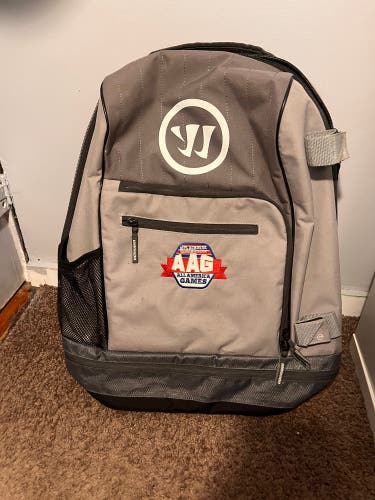 Warrior All-America Lacrosse Backpack with Shoe Compartment and Stick Holder