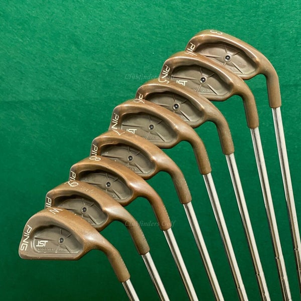 Ping ISI BeCu Copper Black Dot 3-PW Iron Set Karsten Z-Z65 Steel Stiff