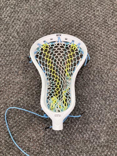 White Like New Defense STX Stallion 1K Strung Head