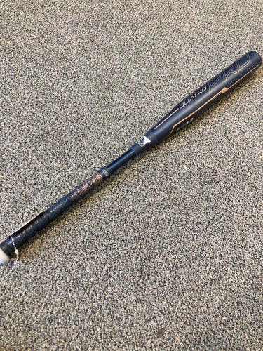 Black Used 2020 Rawlings Quatro Pro Bat (-11) Composite 21 oz 32"