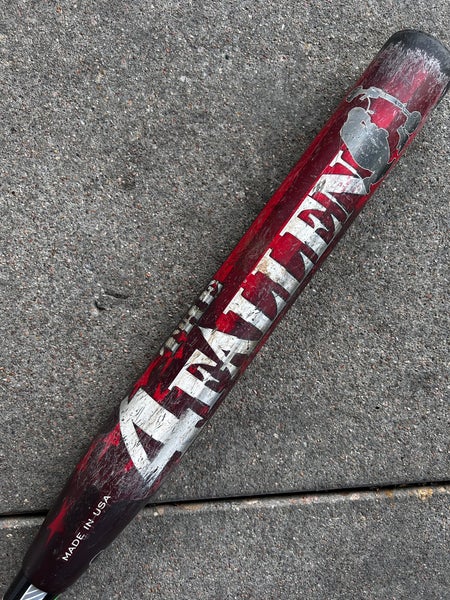 Red Used 2014 Miken 4 The Fallen Bat (-7) Composite 27 oz 34"