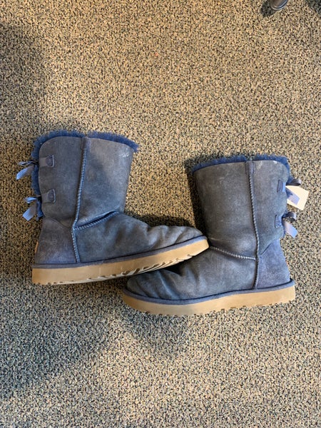 UGG Boots |  Bailey Bow 2 Navy | Women's 11