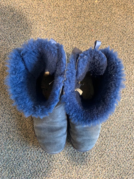 UGG Boots |  Bailey Bow 2 Navy | Women's 11