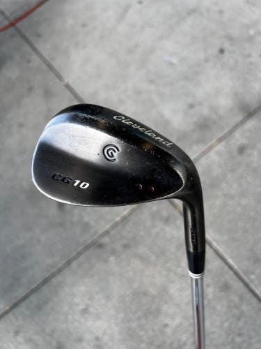 Used Men's Cleveland CG10 Wedge Right Handed Wedge Flex 50 Degree Steel Shaft