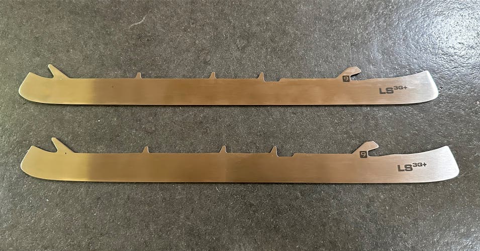 BAUER LS3G+ VERTEX EDGE Size 9 GOALIE SKATE STEEL NEW 3MM