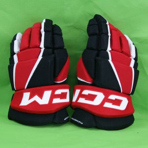 New CCM Hockey Tacks X F 80 (HGXF80) Gloves 14"-Red/Black/White