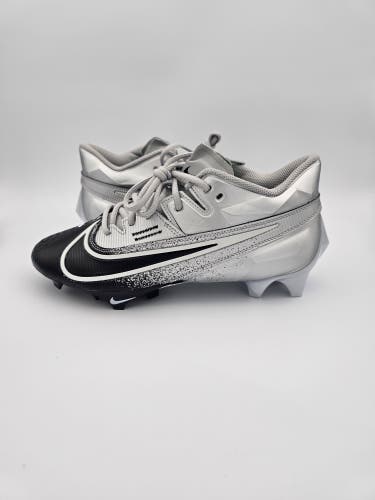 Nike Vapor Edge Elite 360 2 'Metallic Silver Black' Football Cleats Men's Size 7.5