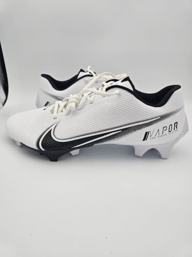 Nike Vapor Edge Speed 360 Wide 'White Black' Football Cleats Men's Size 14