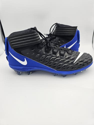 Nike Force Savage Pro 2 'Black Old Royal' Football Cleats Men's Size 16